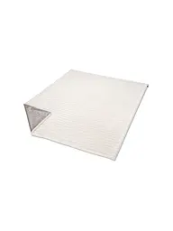 JOOP | Tagesdecke - Plaid CORNFLOWER GLAM 130x170cm Silber | beige