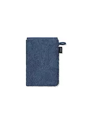 JOOP | Waschhandschuh 16x22cm DIVEDED DOUBLEFACE Aqua | dunkelblau