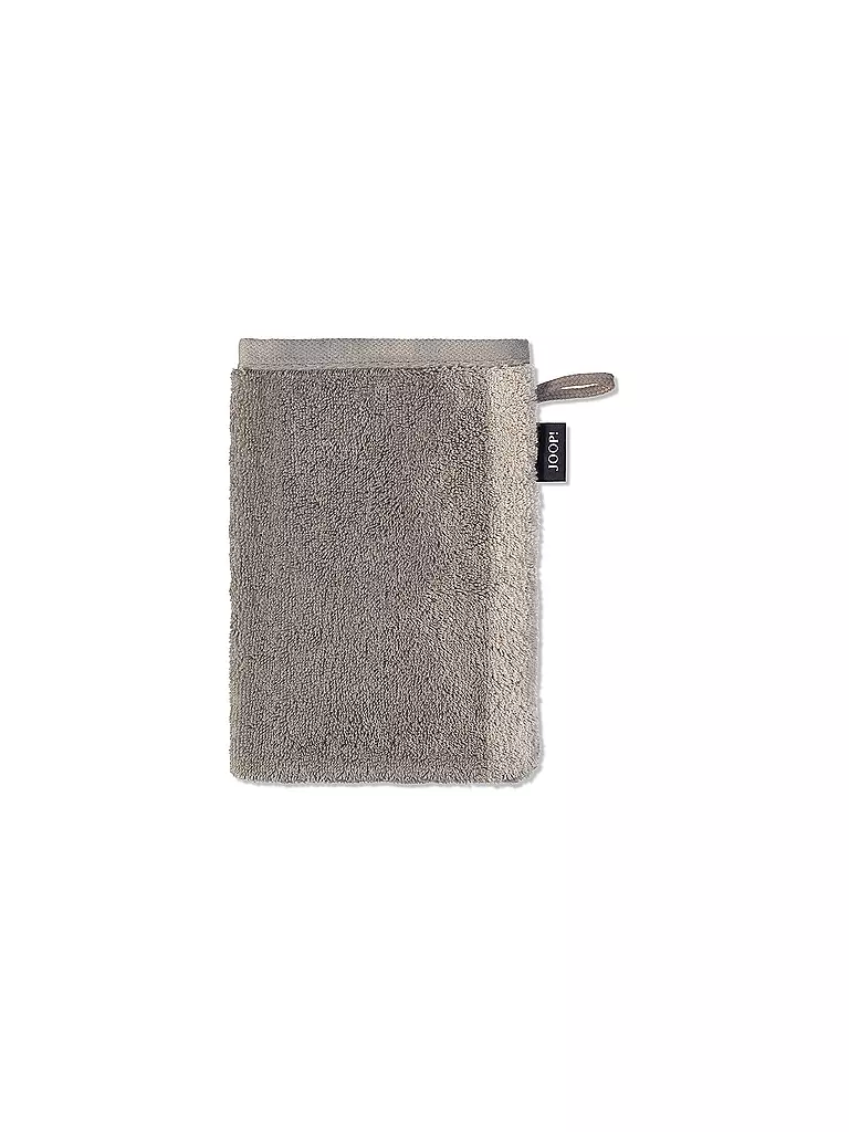 JOOP | Waschhandschuh 16x22cm Tone Double Platin | hellgrau