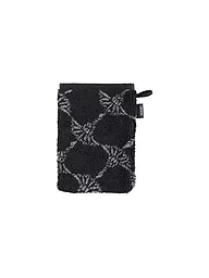 JOOP | Waschhandschuh Cornflower 16x22cm Sand | schwarz