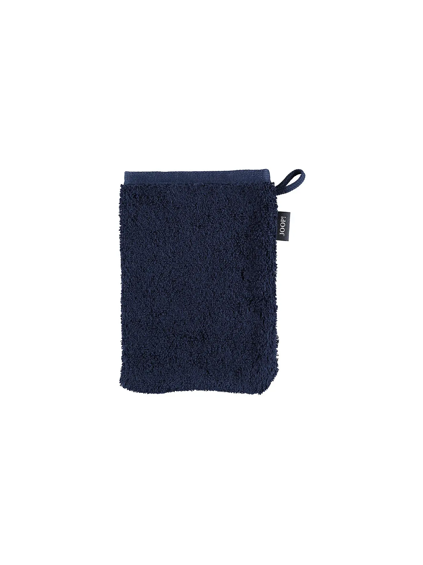 JOOP | Waschhandschuh Doubleface 16x22cm Silber | dunkelblau