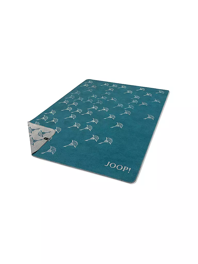 JOOP | Wohndecke 150x200cm FADED CORNFLOWER Aqua | petrol