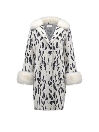 JOSEPH RIBKOFF | Mantel in Felloptik