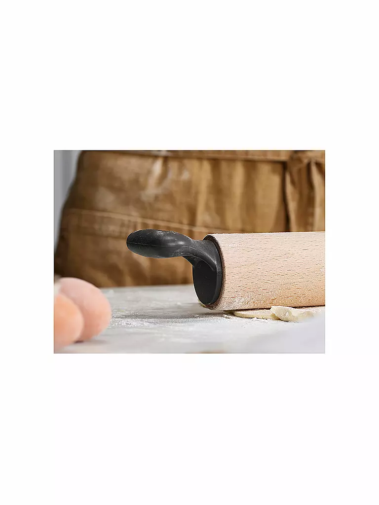 JOSEPH JOSEPH | Grip-Pin™ Nudelholz 40cm Buche/Grau | braun