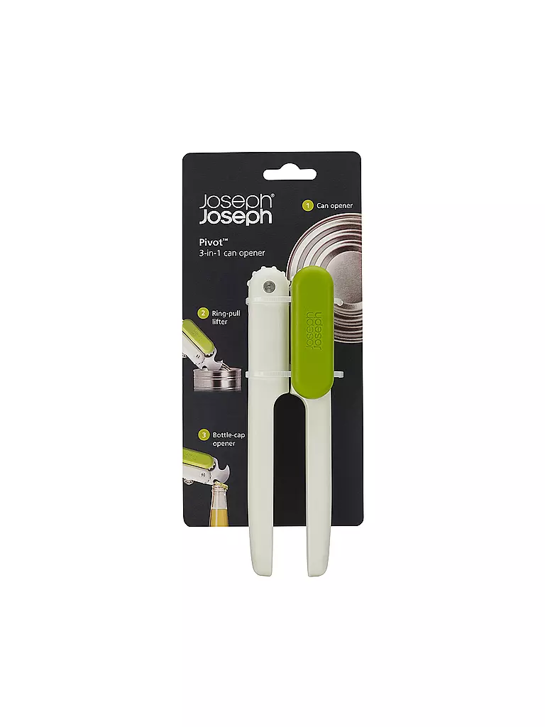 JOSEPH JOSEPH | Pivot™ 3-in-1 Dosenöffner 18,5cm | weiss