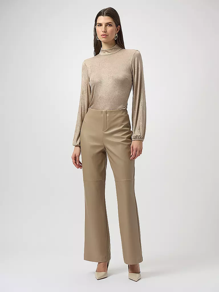JOSEPH RIBKOFF | Hose in Lederoptik | camel