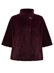 JOSEPH RIBKOFF | Jacke in Felloptik | dunkelrot