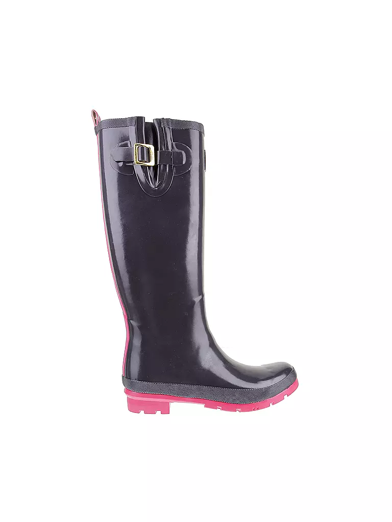 JOULES | Gummistiefel "Welly Gloss" | grau