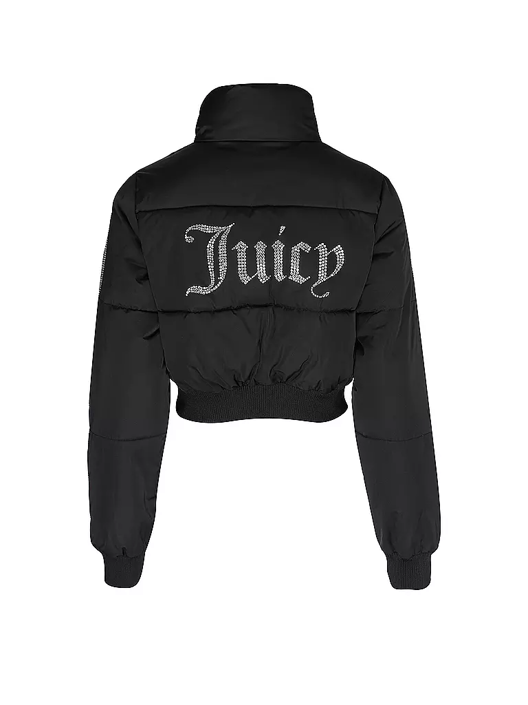JUICY COUTURE | Steppjacke Cropped Fit  | schwarz