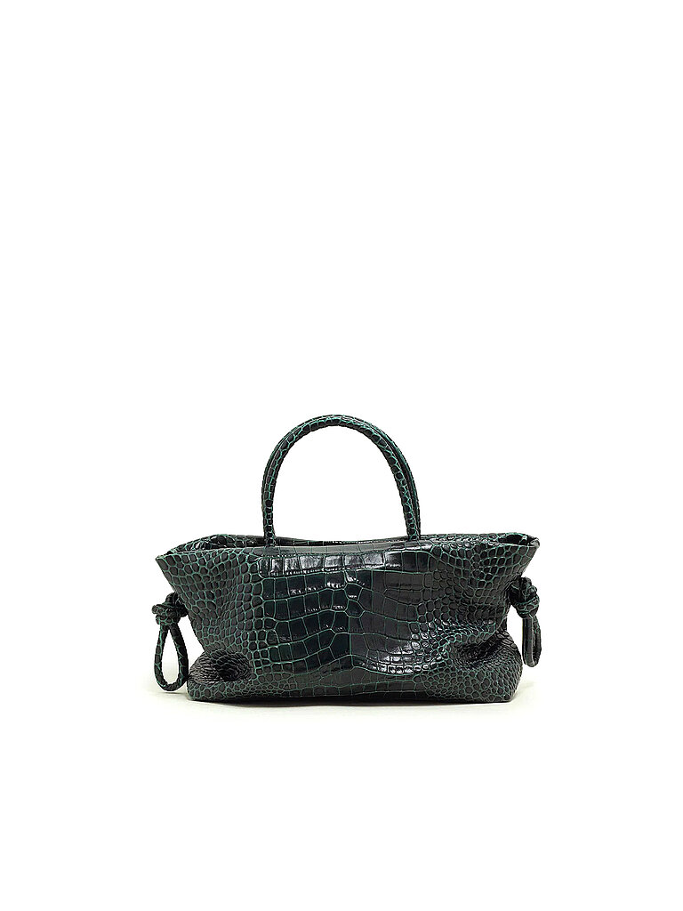 JULIA SKERGETH Ledertasche - Henkeltasche TAKEAWAY SLOUCH Medium dunkelgrün