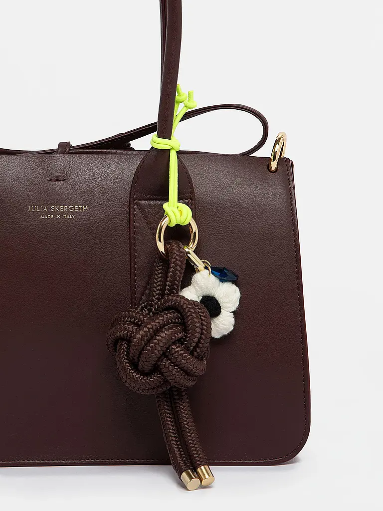 JULIA SKERGETH | Anhänger THE KNOT CHARM | braun