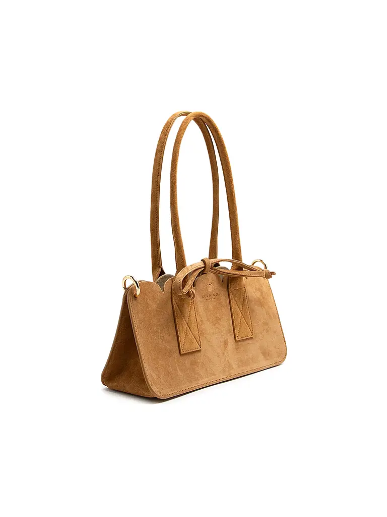 JULIA SKERGETH | Henkeltasche TAKEAWAY BAG TULIP | camel