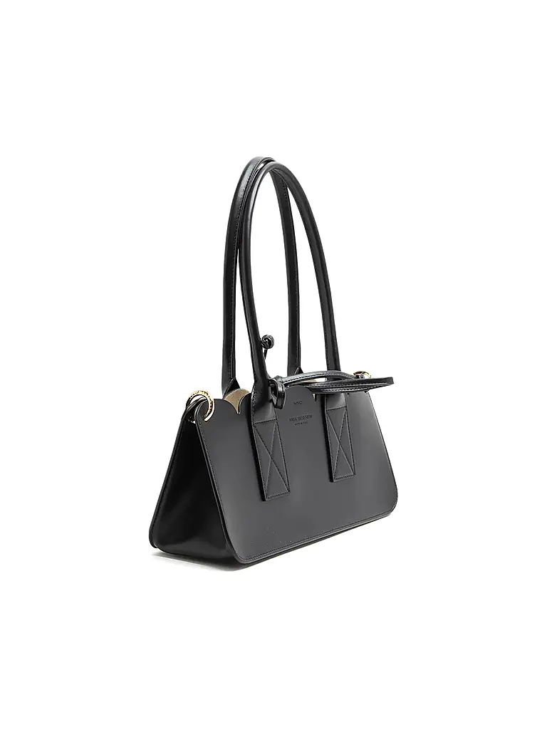 JULIA SKERGETH | Henkeltasche TAKEAWAY BAG TULIP | schwarz