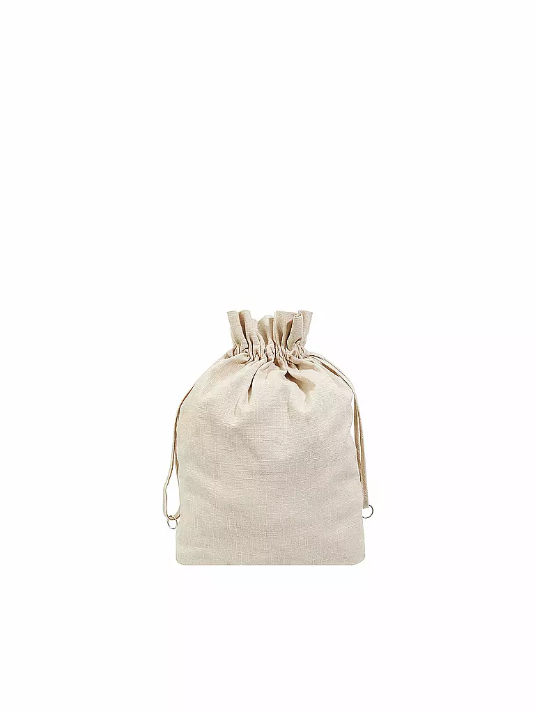 JULIA SKERGETH | Ledertasche - Bucket Bag THE GRANDE SQUARE WEAVER | braun