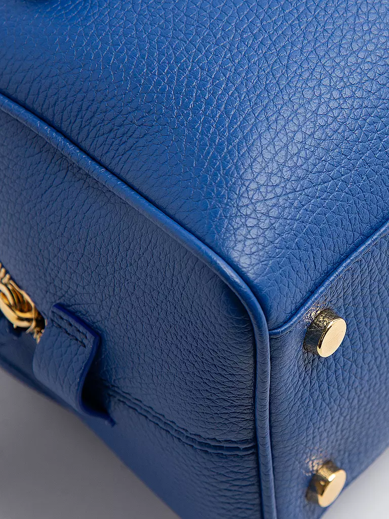 JULIA SKERGETH | Ledertasche - Henkeltasche DOCTORS BAG Small | blau