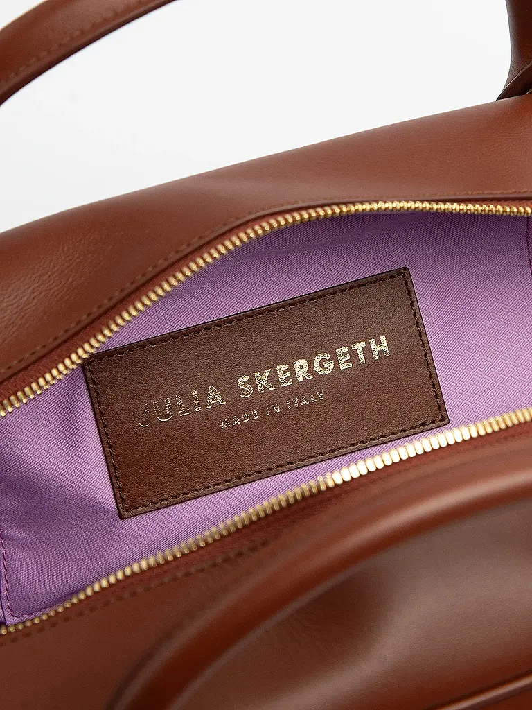 JULIA SKERGETH | Ledertasche - Henkeltasche HÄNKELTASCHE MEDIUM | braun
