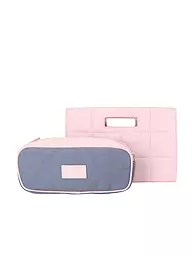 JULIA SKERGETH | Ledertasche - Henkeltasche QUILTED BAG SMALL | rosa