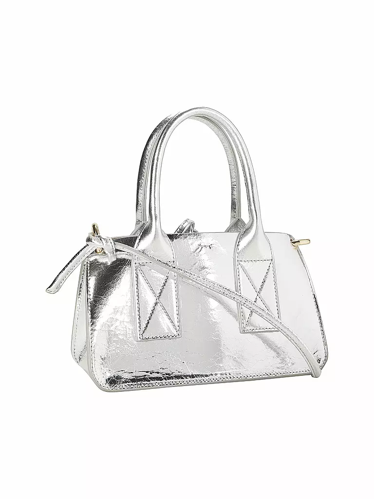 JULIA SKERGETH | Ledertasche - Shopper Small | silber