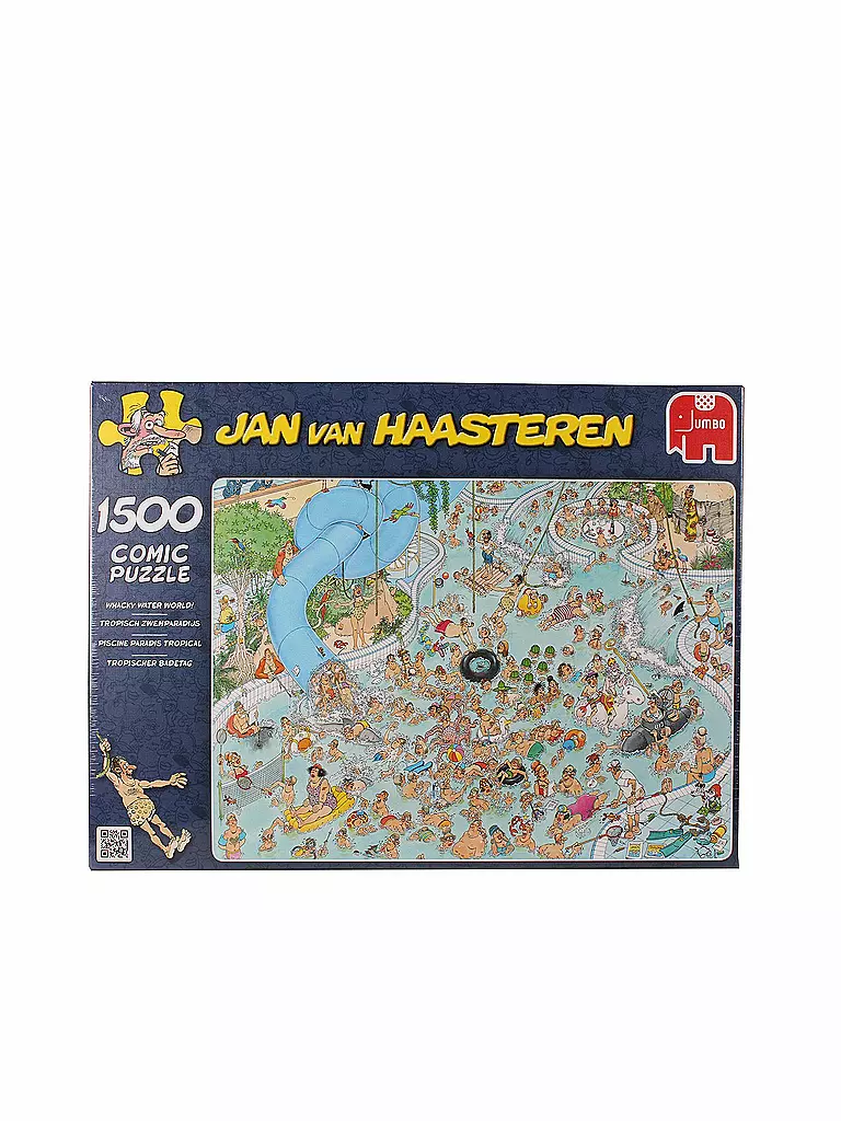 JUMBO | Puzzle - an van Haasteren - Tropischer Badetag (1500 Teile) | transparent