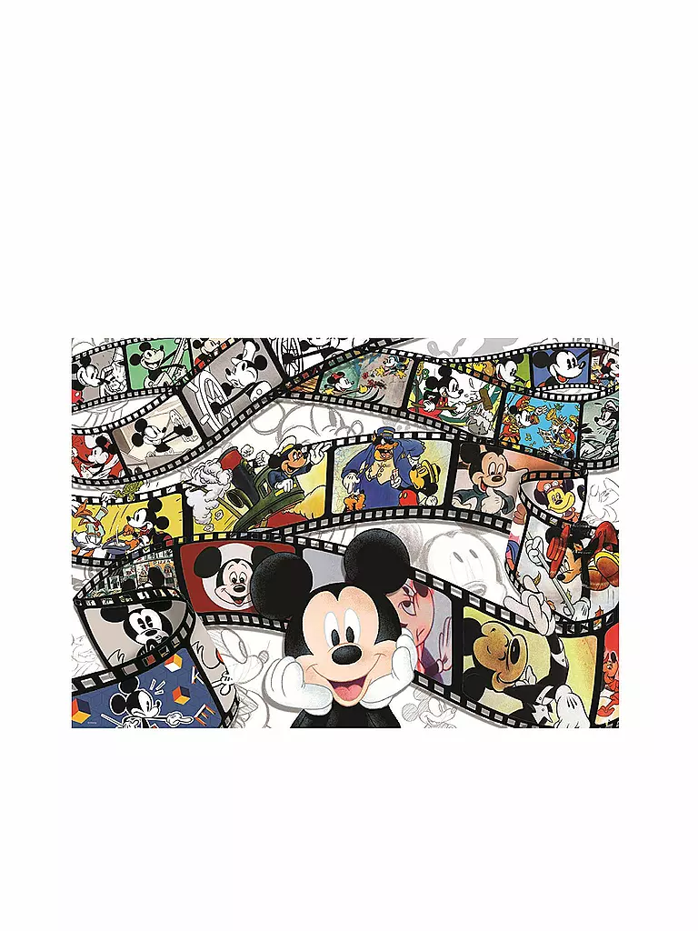JUMBO | Puzzle - Classic Collection Mickey's 90. Geburtstag (1000 Teile) | transparent