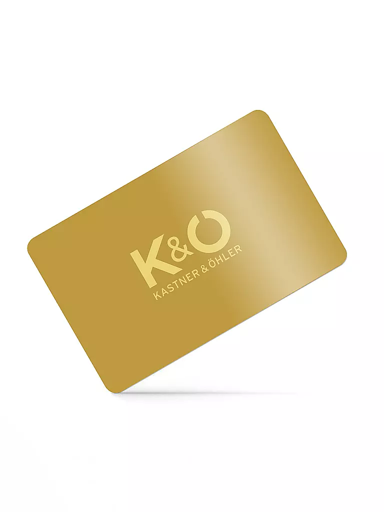K&Ö | Geschenkkarte Logo GOLD | gold