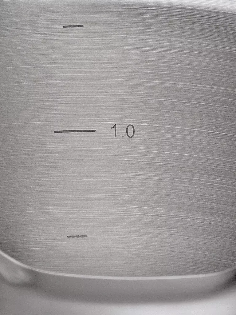 KÜCHENPROFI | Kochtopf  16cm/1,7l BOLOGNA Edelstahl/Schwarz | silber