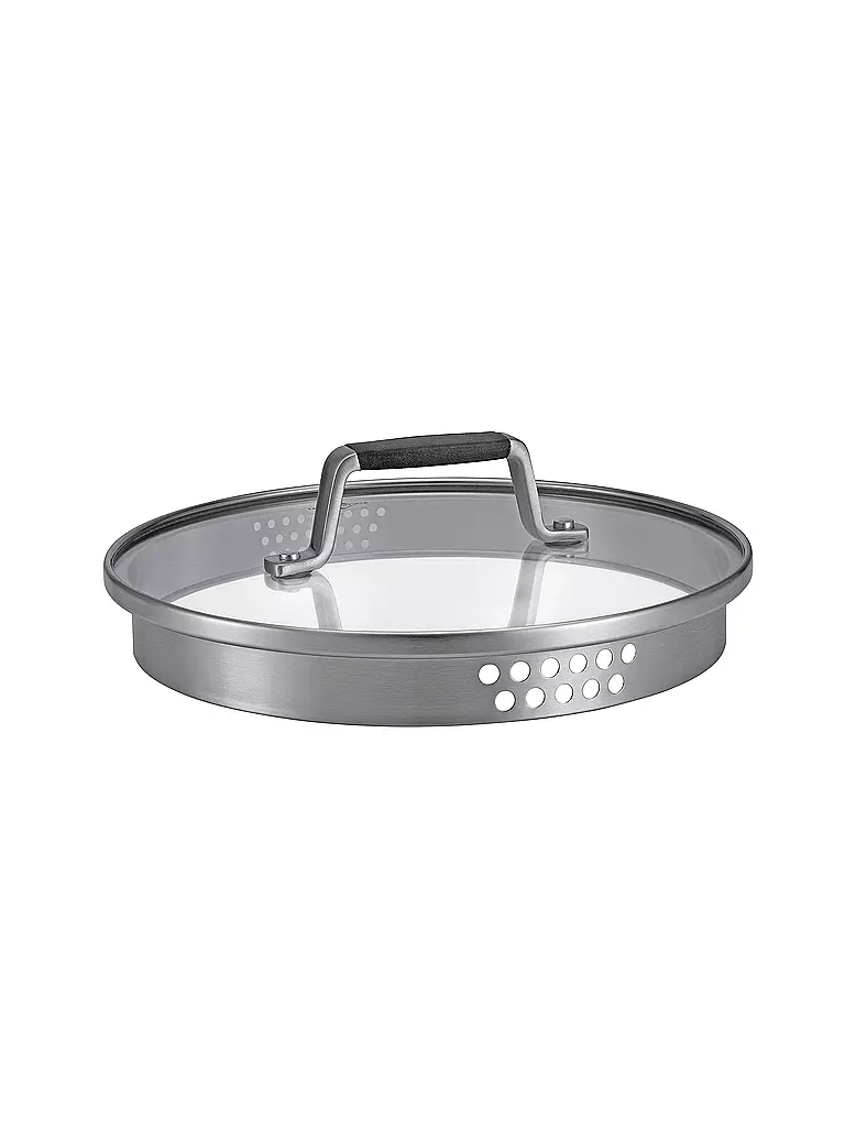 KÜCHENPROFI | Kochtopf  20cm/4l BOLOGNA Edelstahl/Schwarz | silber