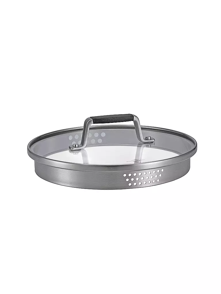 KÜCHENPROFI | Kochtopf  20cm/4l BOLOGNA Edelstahl/Schwarz | silber