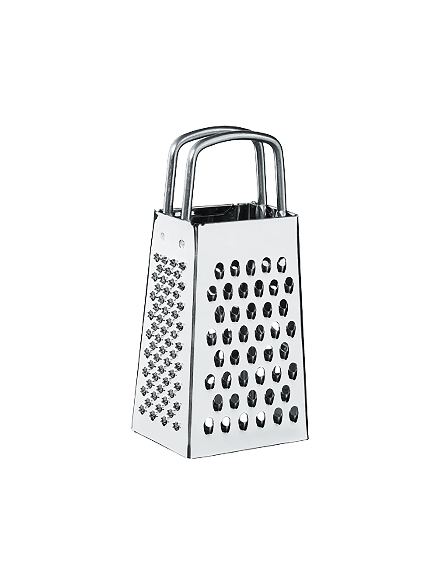 KÜCHENPROFI | Mini Vierkantreibe 8cm Edelstahl  | silber