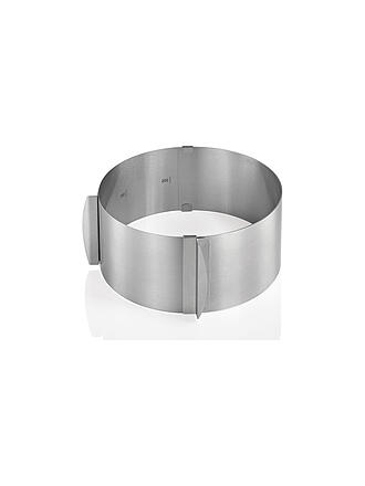 KÜCHENPROFI | Tortenring verstellbar /rund 16-30cm/8,5cm BAKE  Edelstahl 