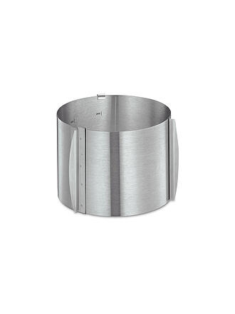 KÜCHENPROFI | Tortenring verstellbar /rund 16-30cm/14cm BAKE  Edelstahl 
