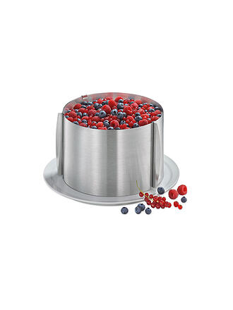 KÜCHENPROFI | Tortenring verstellbar /rund 16-30cm/14cm BAKE  Edelstahl 