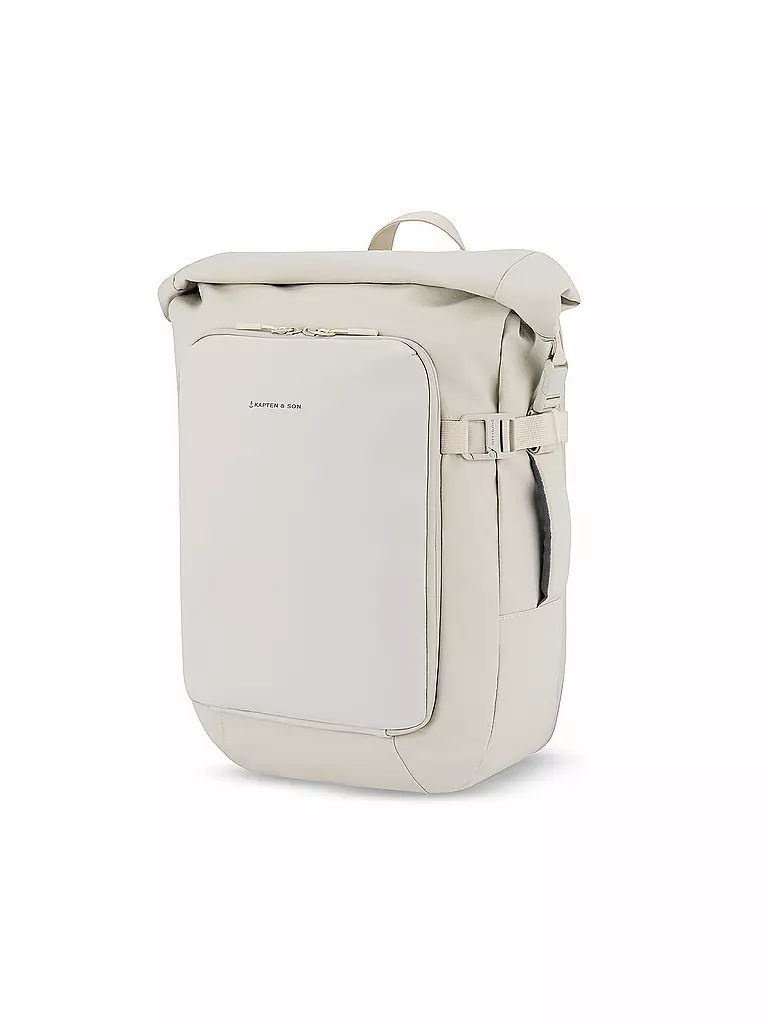 KAPTEN & SON | Rucksack LISBON, erweiterbar | schwarz