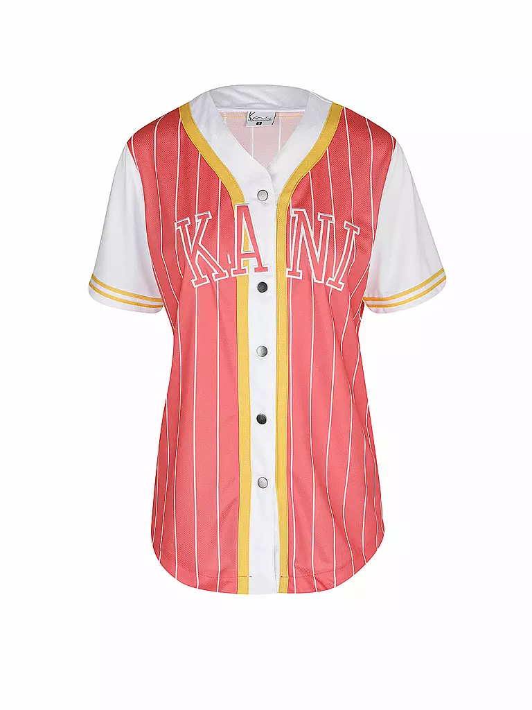 KARL KANI | Baseball T-Shirt  | pink