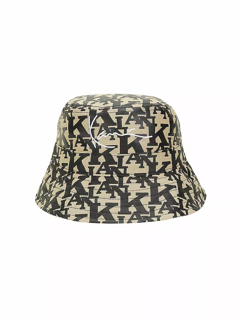 KARL KANI | Bucket Hat - Fischerhut  SIGNATURE RETRO | braun