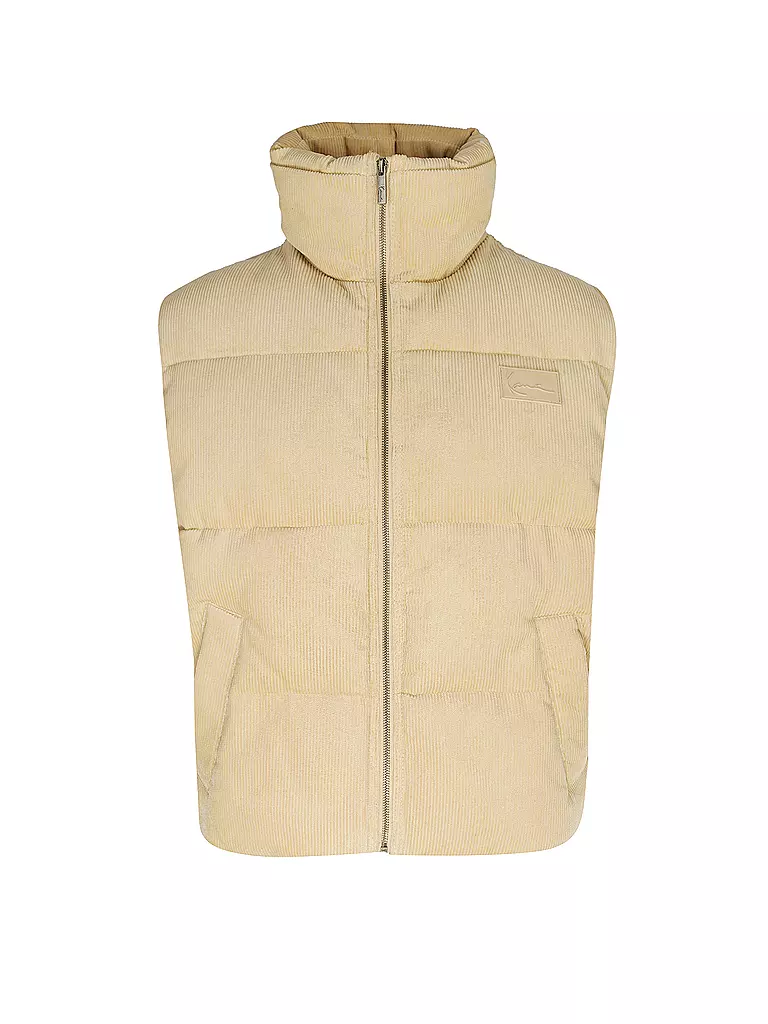 KARL KANI | Cord Steppgilet | beige