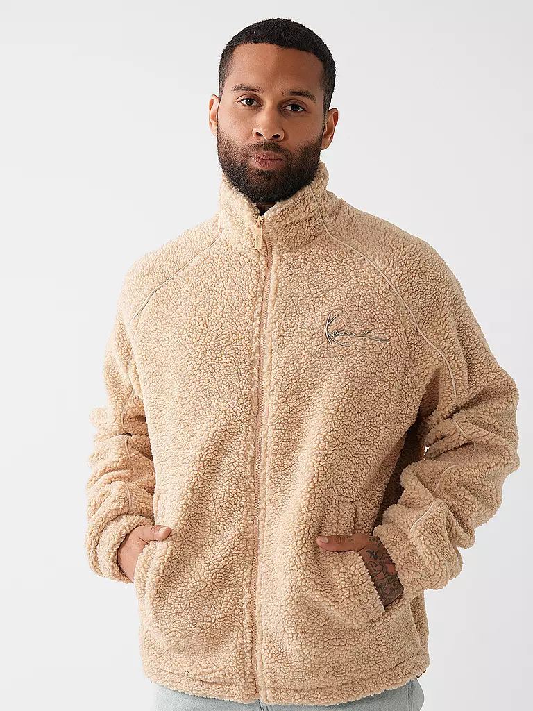 KARL KANI | Fleecejacke  | beige