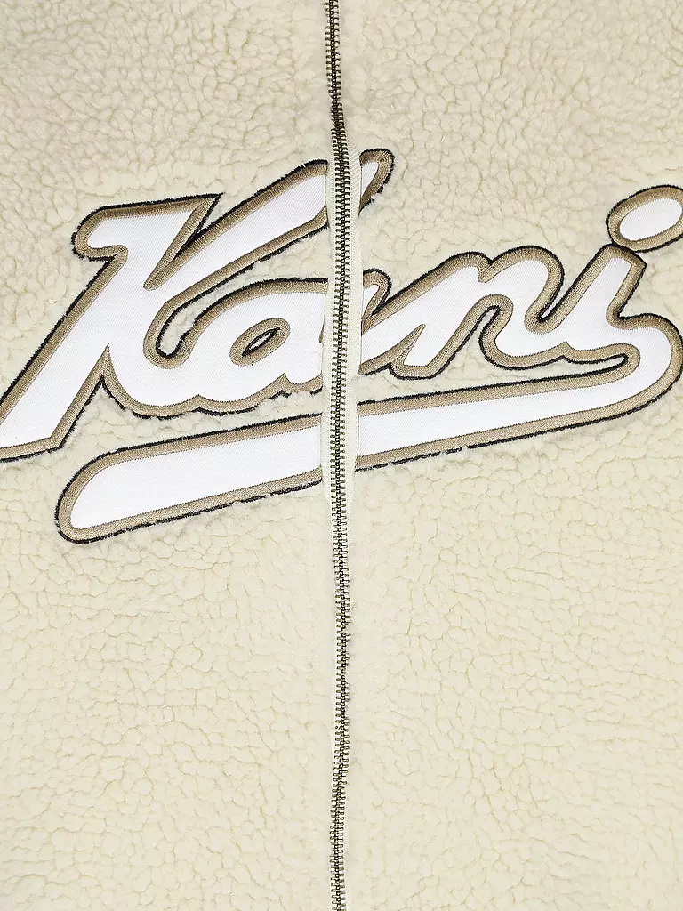 KARL KANI | Jacke in Felloptik | beige