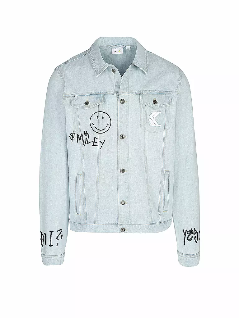 KARL KANI | Jeansjacke Smiley® | blau