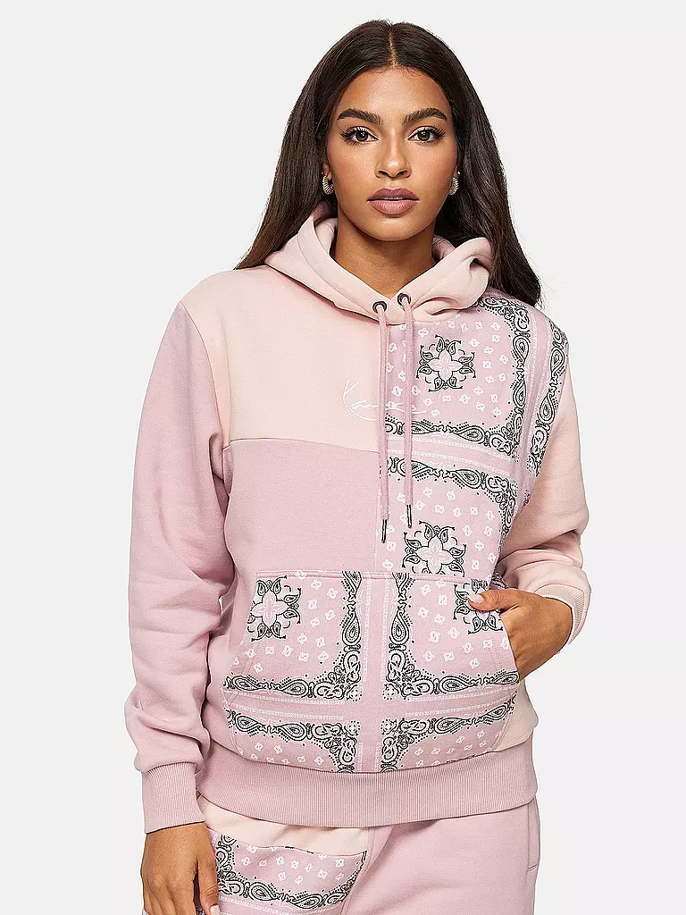 KARL KANI | Kapuzensweater - Hoodie SIGNATURE | rosa