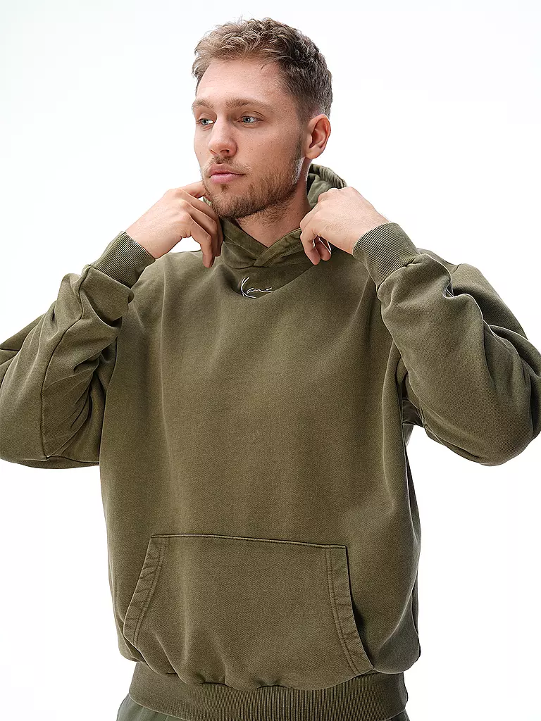 KARL KANI | Kapuzensweater - Hoodie | olive