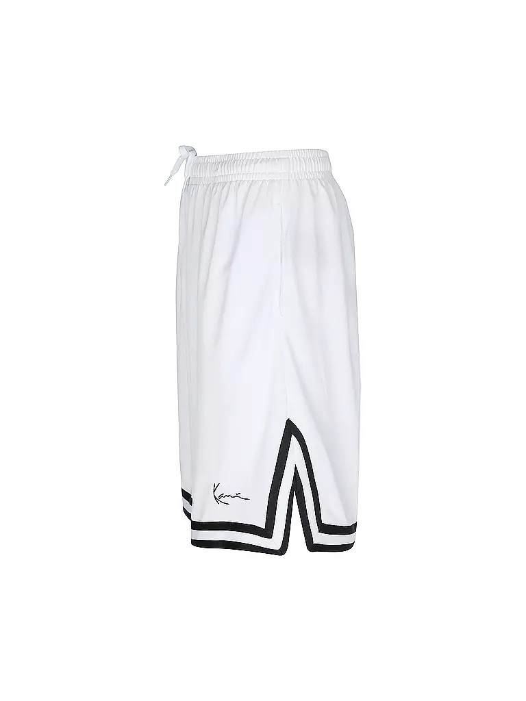 KARL KANI | Shorts SIGNATURE MESH | weiss