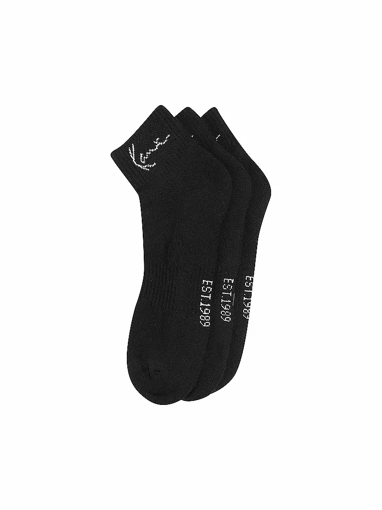 KARL KANI | Socken 3er-Pkg. black | schwarz