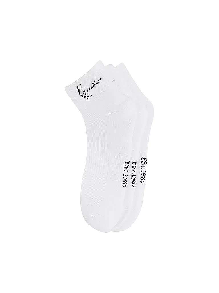 KARL KANI | Socken 3er-Pkg. white | weiss