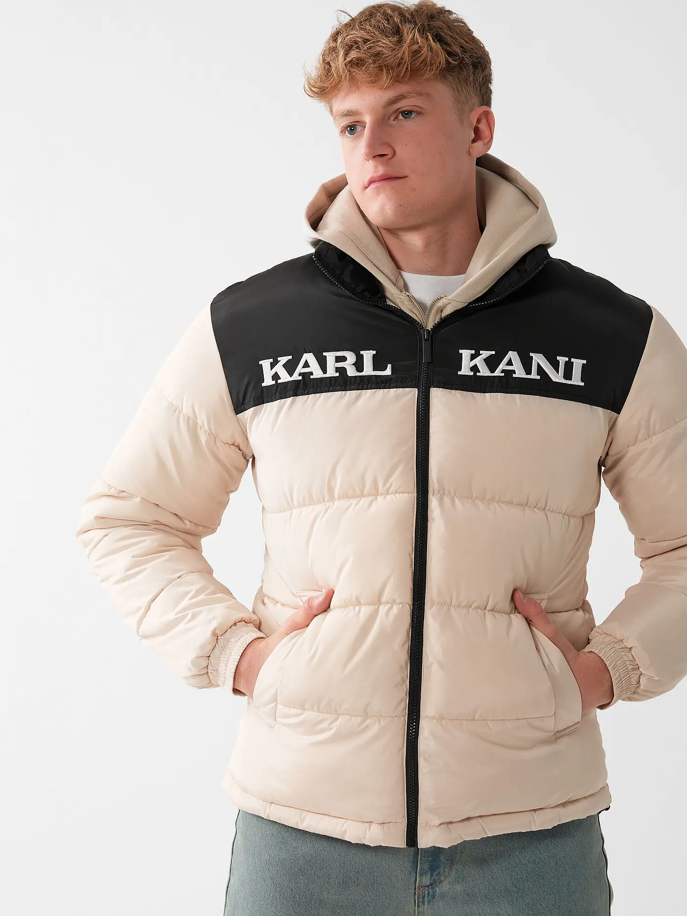 KARL KANI | Steppjacke RETRO ESSENTIAL | beige