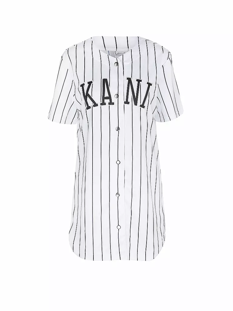 KARL KANI | T Shirt Baseball  | weiss