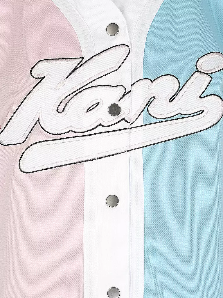 KARL KANI | T Shirt Varsity Block Baseball Shirt | weiß