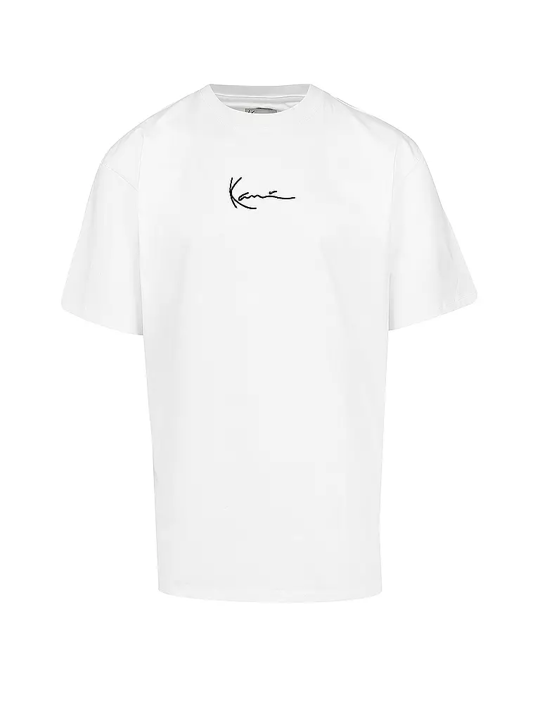 KARL KANI | T-Shirt "Signature" | weiß