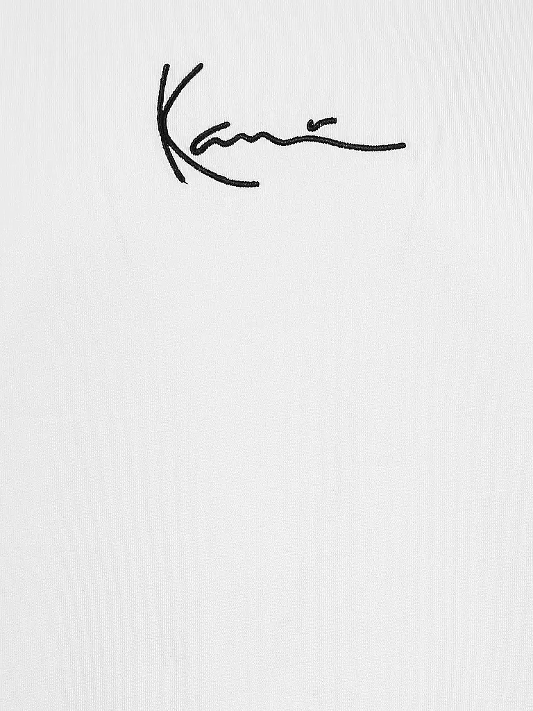 KARL KANI | T-Shirt "Signature" | weiß