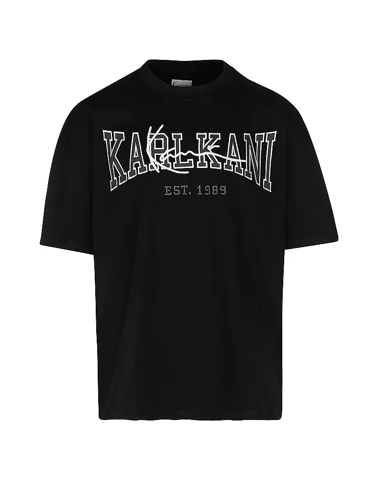 KARL KANI | T-Shirt  | schwarz